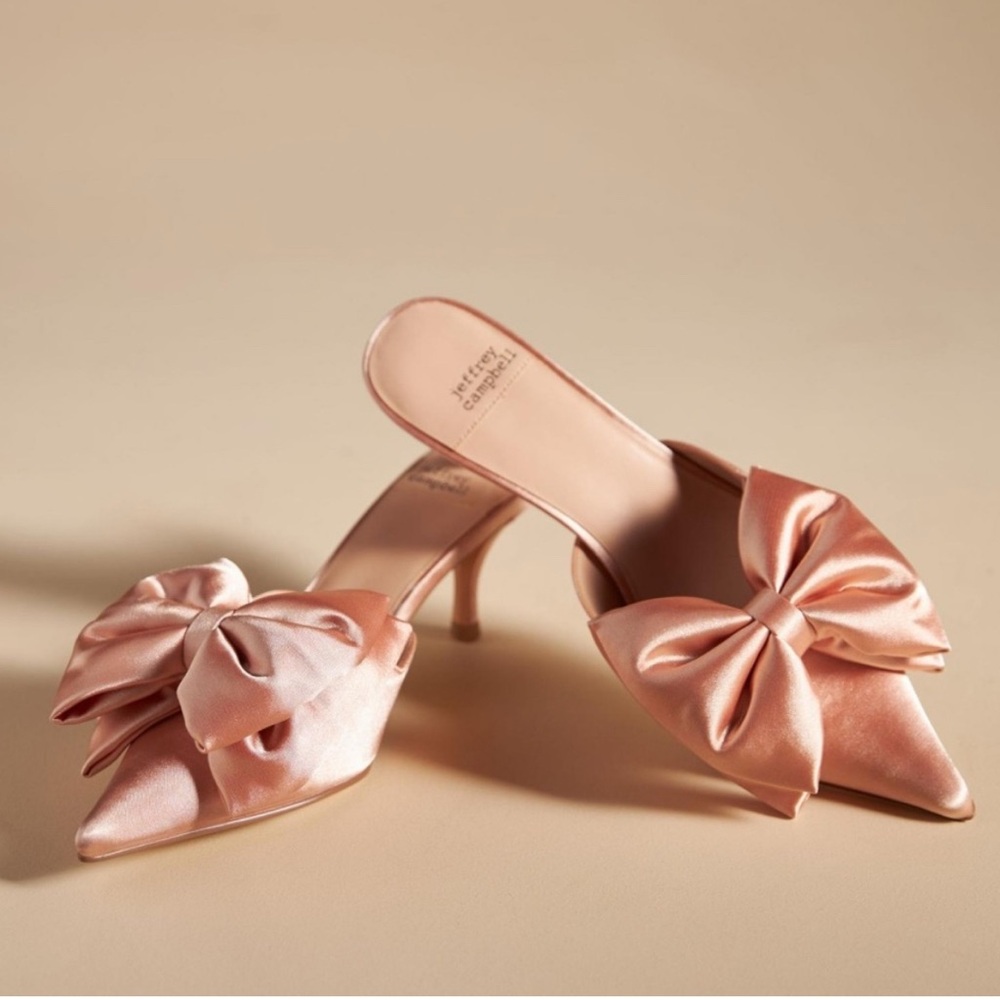 Jeffrey Campbell Pink Satin Heels